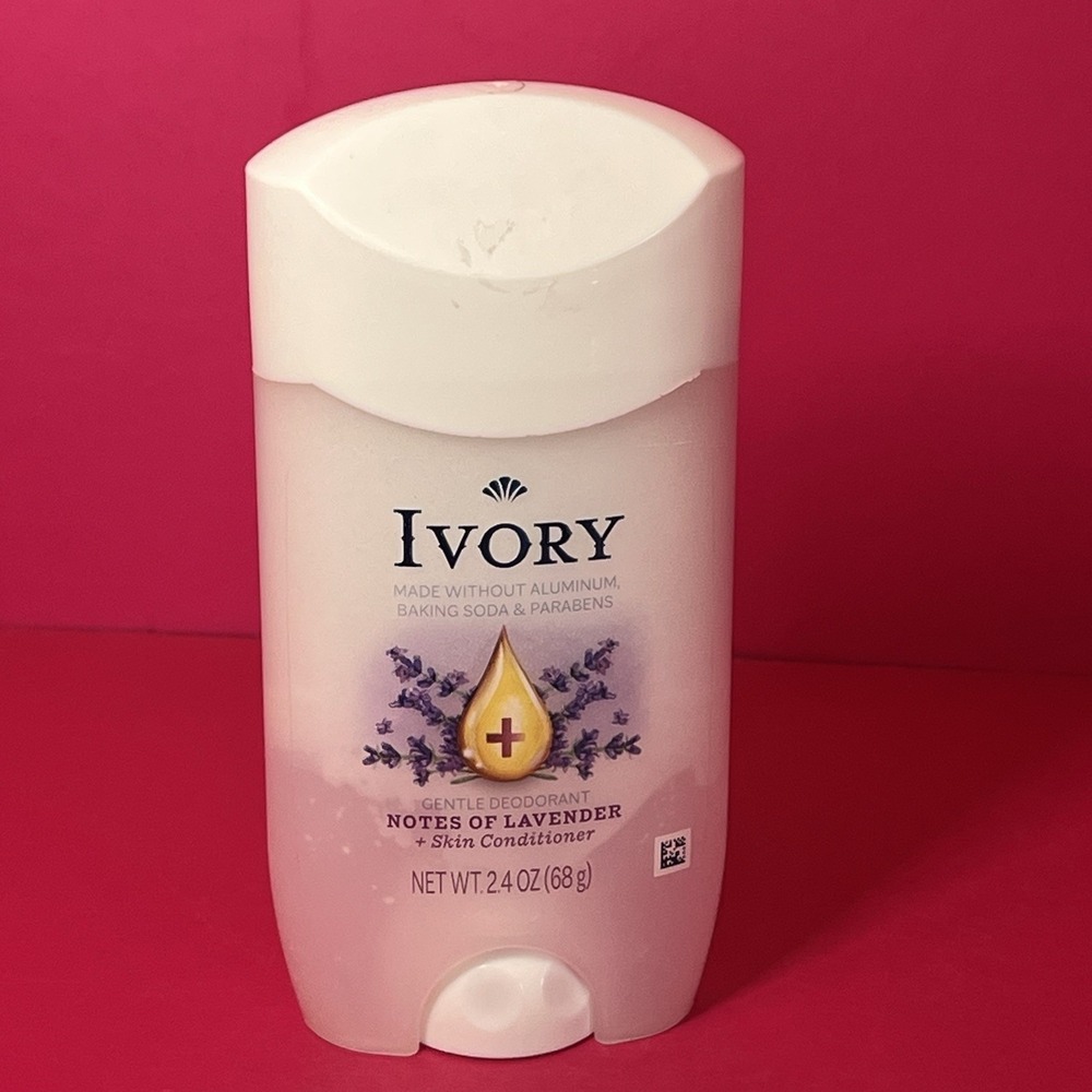 Ivory Gentle Deodorant Notes Of Lavender + Skin‎ Conditioner Aluminum Free 2.4oz